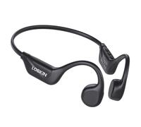 LOBKIN Auriculares Conducción Osea, IPX5 Impermeables Cascos Conduccion Osea Bluetooth 5.4, Auriculares Oseos Inalambricos Oído Abierto para Fitness Ciclismo Correr