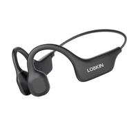 LOBKIN Auriculares Conduccion Osea, Oído Abierto Auriculares Deportivos Bluetooth 5.3, Cascos Oseos Inalambricos IPX5 Impermeables para Fitness, Correr, Conducir