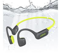 LOBKIN Auriculares de natación, IPX8, resistentes al agua, sonido óseo, Bluetooth 6.0, auriculares abiertos con reproductor de MP3 32G, inalámbricos para nadar, correr, ciclismo