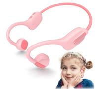 LOBKIN Auriculares para Niños, Auriculares Oído Abierto Inalámbricos Bluetooth 5.3, IPX5 Cascos Conduccion Osea con Micrófono para Escuela, Viaje, Deportivo