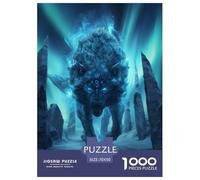 Lobo 1000 Piezas Rompecabezas Colorido DecoracióN Familiar Jigsaw Juegos EduGatoivos para Adultos 70x50cm/1000pcs