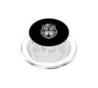 Lobo Amante Lobo Cabeza Vida Silvestre Naturaleza Animal Arte PopSockets PopGrip para MagSafe