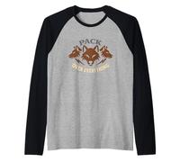 Lobo Amante Vida Silvestre Naturaleza Identidad Aullido Entusiasta Al Aire Camiseta Manga Raglan