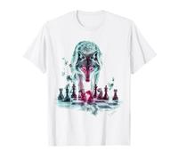 Lobo Animal Fantasía Arte Impresión Motivo Ilustración Lobo Camiseta