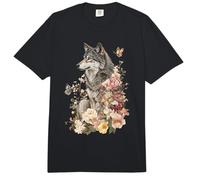 Lobo, Arte Animal | Wolf Graphic, Floral & Nature Comfort Colors Adult Heavyweight T-Shirt