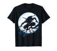 Lobo Aullando a la Luna Imprimir Camiseta