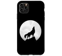 Lobo Aullando en Luna Luz Lobo Solitario Carcasa para iPhone 11 Pro MAX
