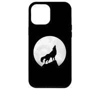 Lobo Aullando en Luna Luz Lobo Solitario Carcasa para iPhone 12 Pro MAX