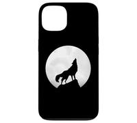 Lobo Aullando en Luna Luz Lobo Solitario Carcasa para iPhone 13