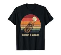 lobo blockchain finanzas digitales inversión poder Bitcoin Camiseta