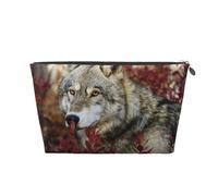 Lobo, Bolsa de artículos de tocador Bolsa de Maquillaje Bolsa de cosméticos Bolsa de artículos de tocador de Viaje portátil