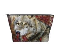 Lobo, Bolsa de artículos de tocador Bolsa de Maquillaje Bolsa de cosméticos Bolsa de artículos de tocador de Viaje portátil