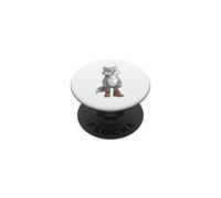 Lobo con Botas Diseño Animal PopSockets PopGrip Adhesivo