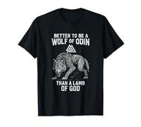 Lobo de Odín Viking Warrior Mitología nórdica Orgullo nórdico Camiseta