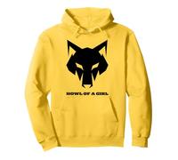 Lobo Divertido Howl of a Girl para Mujeres o niñas Sudadera con Capucha