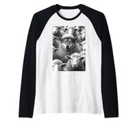 Lobo en piel de oveja Camiseta Manga Raglan