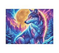 Lobo fantástico Puzzles 500 Piezas 3D Maquetas EduGatoivas Desafío Intelectual para Familia DIY Creativo Construir Juguete EduGatoivo 500 PCS