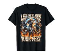 Lobo Gracioso Let Me See Your Feet Camiseta