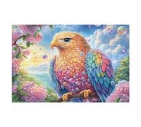 Lobo Gris en el Arroyo Rompecabezas 1000 Piezas Cartón para Adultos Estimulación Cognitiva Juego Familiar Decoración Mural Regalo De San Valentín 1000 PCS