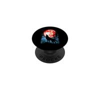 Lobo Howls Luna Sangre Roja Galaxia Estrella PopSockets PopGrip Adhesivo