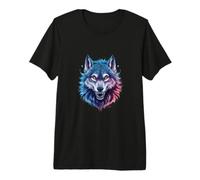 Lobo Lleno de Magia Camiseta Premium