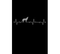 lobo: lobos |Libreta DIN A5 6x9 pulgadas |cuaderno diario planificador |120 páginas |Libro de grasa punteada