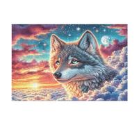 Lobo mar Puzzle 1000 Piezas Educativo 3D Familiar Rompecabezas para Familia Desafío Intelectual DIY Creativo Decoración Hogar 1000 PCS
