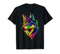 Lobo Motivo Me Encantan los Lobos Manada de Lobos Perro Camiseta