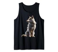 Lobo Motivo Me Encantan los Lobos Manada de Lobos Perro Camiseta sin Mangas