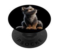 Lobo Motivo Me Encantan los Lobos Manada de Lobos Perro PopSockets PopGrip Adhesivo