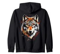Lobo Motivo Me Encantan los Lobos Manada de Lobos Perro Sudadera con Capucha