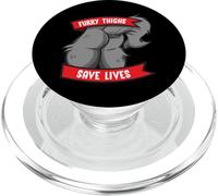 Lobo Muslos Peludos Salvar Vidas Orgullo Peludos Fandom PopSockets PopGrip para MagSafe