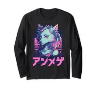 Lobo Peludo Animal Chica Lindo Anime el Manga Retro Japón Peludo Manga Larga