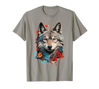 Lobo Poderoso Y Valiente - Gran Lobo Camiseta