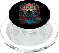 Lobo Poderoso Y Valiente - Gran Lobo PopSockets PopGrip para MagSafe