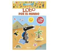 Lobo por el mundo. Mis primeras pegatinas (Lobo/Llop)