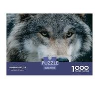 Lobo Puzle 1000 Piezas Wildlife Animal - Desafío Decorativo, Mindfulness En Pareja, Póster 1:1, 70x50cm/1000pcs