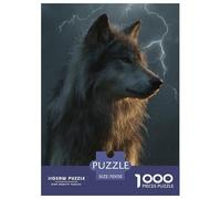 Lobo Puzle 1000 Piezas Wildlife Animal - Desafío Decorativo, Mindfulness En Pareja, Póster 1:1, 70x50cm/1000pcs