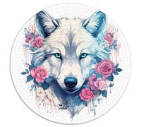 Lobo Puzle Juguete EduGatoivo Decoración del Hogar 1000 Piezas Vida Silvestre Rompecabezas Imposible Juego De Habilidad para Adultos 1000pcs (67.5x67.5cm)