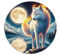 Lobo Puzle Juguete EduGatoivo Decoración Familiar 1000 Piezas Wild Life Puzzle Juguetes Desafiantes Juego De Habilidad para Adultos Y Niños 1000pcs (67.5x67.5cm)