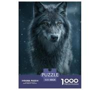 Lobo Puzzle 1000 Piezas Wildlife Animal - Colección Artística, Experiencia Zen En Casa, Packaging Cuidado, Póster, 38x26cm/1000pcs