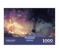 Lobo Puzzle De 1000 Piezas 70x50cm/1000pcs Juego Relajante Creativo con Educación Y Decoración Hogareña Regalo Universal para Todos
