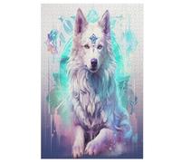 Lobo Puzzle de Madera 1000 Piezas para Adultos Y Niños, Puzzles Imposible, Juego De Paciencia Colorido, De 12 Años (78×53cm)