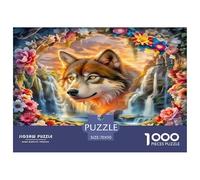 Lobo Puzzle Imposible,desafío for Adults Juego EduGatoivo 1000 Piezas Obra De Arte De Juego De para Adultos, Regalos A Partir De 14 Años 70x50cm/1000pcs