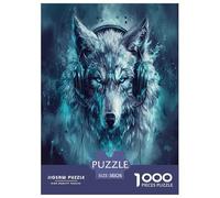 Lobo Puzzle Imposible,desafío for Adults Juego EduGatoivo 1000 Piezas Obra De Arte De Juego De para Adultos, Regalos A Partir De 14 Años 38x26cm/1000pcs