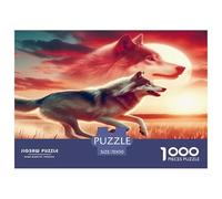 Lobo Puzzle Imposible,desafío for Adults Juego EduGatoivo 1000 Piezas Obra De Arte De Juego De para Adultos Y Niños A Partir De 12 Años 70x50cm/1000pcs