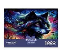 Lobo Puzzles De 1000 Pièces Jeux De Stimulants Puzzle Classique De Décoration Élégante Carton 100% Recyclé Cadeaux Pour Hommes Pour Adultes 52x38cm/1000pcs