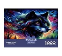 Lobo Puzzles Imposible,desafío for Adults Juego EduGatoivo 1000 Piezas Obra De Arte De Juego De para Adultos Y Niños Mayores De 12 Años 70x50cm/1000pcs