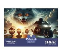 Lobo Puzzles Imposible,desafío para Adultos Juego EduGatoivo 1000 Piezas Obra De Arte De Juego De para Adultos Y Niños 70x50cm/1000pcs