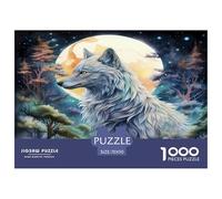 Lobo Puzzles Imposible,desafío para Adultos Juego EduGatoivo 1000 Piezas Obra De Arte De Juego De para Adultos Y Niños A Partir De 12 Años 70x50cm/1000pcs